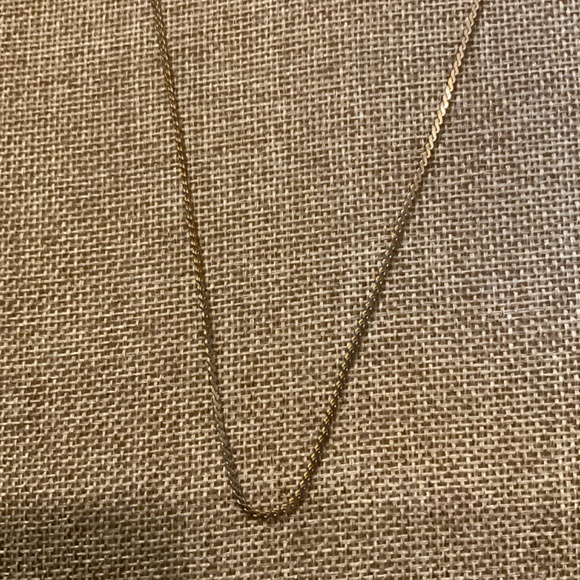 Vintage Gold Tone Serpentine Chain Necklace - Picture 2 of 3